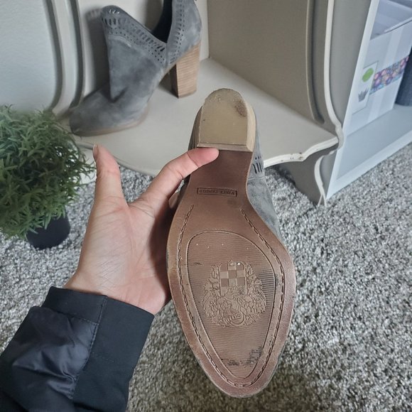 *HP* Vince Camuto Grey Suede Booties - Picture 7 of 8